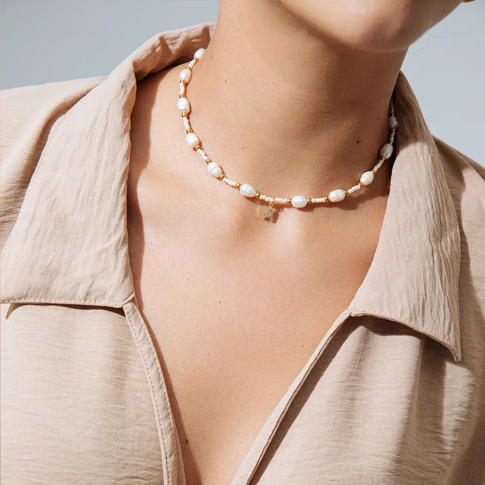 CHOKER PEARL CIRCON ELIGE TU INICIAL